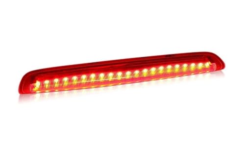 KIJKDSR 8P4945097C Für A-UDI A3 8P Fließheck 2004-2012 Auto Hohe Dritte Bremsleuchte Hinten Brems Schwanz Licht 3rd Stop Lampe(1PC Red Lens) von KIJKDSR
