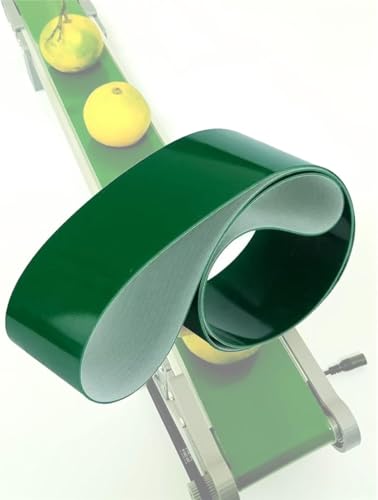 Grünes Industrieband aus PVC, geeignet for Lebensmittelverarbeitung, Fertigung und Fließbänder(70x360cm) von KIJyfgTR