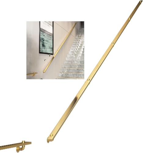 KIJyfgTR Außenhandlauf Wand Rutschfester Handlauf Geländer Industrierohr Treppenhandlauf Sicherheitshandlauf(120cm) von KIJyfgTR