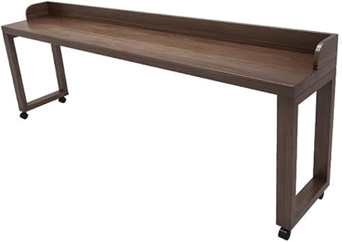 KIJyfgTR Holz-Überbetttisch mit Rädern, Überbett-Schreibtisch, rollbarer medizinischer Tisch, funktioniert als Stehtisch KIJyfgTR Holz-Überbetttisch mit Rädern, Überbett-Schreibtisch, rollbarer medizinischer Tisch, funktioniert als Stehtisch von KIJyfgTR
