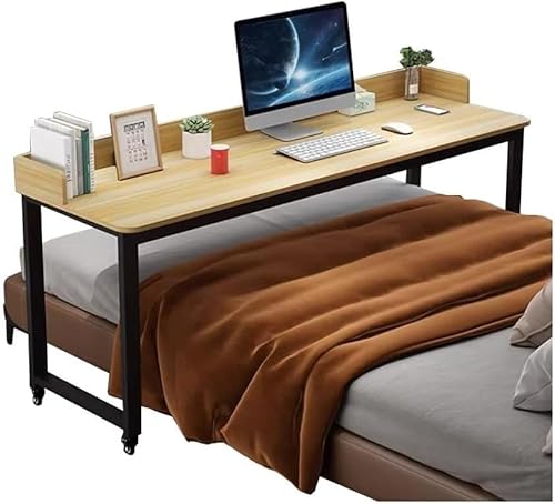 KIJyfgTR Überbetttisch, mobiler Laptopwagen, Computertisch mit Rädern for Zuhause/Krankenhaus KIJyfgTR Überbetttisch, mobiler Laptopwagen, Computertisch mit Rädern for Zuhause/Krankenhaus von KIJyfgTR