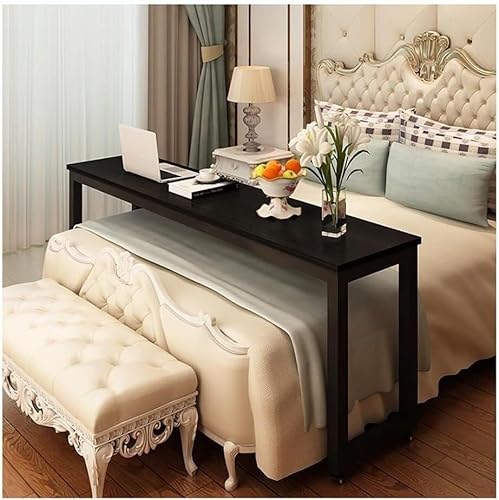 KIJyfgTR Überbetttisch mit Rädern for Schlafzimmer, Wohnzimmer, Krankenhaus von KIJyfgTR