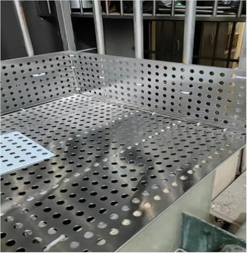 Lochblech Edelstahl 304 Edelstahl Lochblech, Industrielle Metallplatte, Katzenbalkonnetze(65x50 cm) von KIJyfgTR