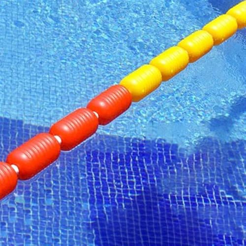 Pool-BahnteilerPool-SicherheitsseileFloatline-Teiler(9cm,Steel wire ropes-3m) von KIJyfgTR