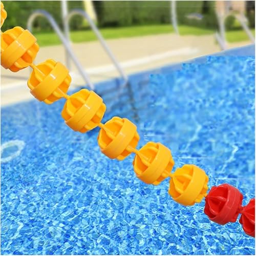 Pool-Sicherheitsseile, Sicherheits-Schwimmseile for Schwimmer, Bahnteiler for bessere Sichtbarkeit(13m) von KIJyfgTR