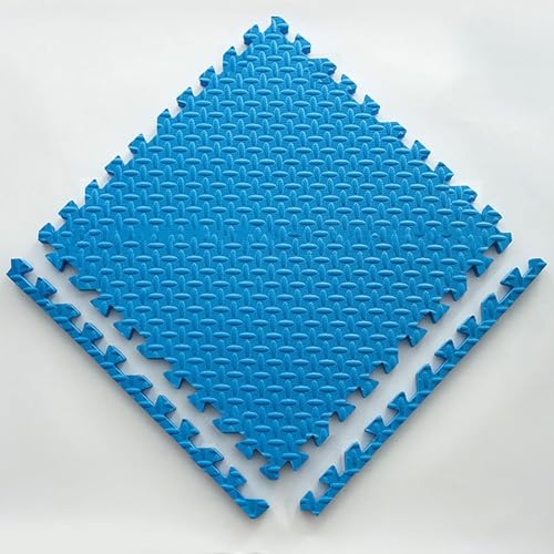Schaumstoff-Bodenmatte, ineinandergreifende EVA-Schaum-Bodenfliesen, Puzzlematte, 30,5 x 30,5 x 2,5 cm, Blau, 10 Stück Schaumstoff-Bodenmatte, ineinandergreifende EVA-Schaum-Bodenfliesen, Puzzlematte, 30,5 x 30,5 x 2,5 cm, Blau, 10 Stück von KIJyfgTR