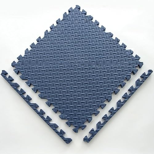 Schaumstoff-Bodenmatte, ineinandergreifende EVA-Schaum-Bodenfliesen, Puzzlematte, 30,5 x 30,5 x 2,5 cm, Marineblau, 10 Stück Schaumstoff-Bodenmatte, ineinandergreifende EVA-Schaum-Bodenfliesen, Puzzlematte, 30,5 x 30,5 x 2,5 cm, Marineblau, 10 Stück von KIJyfgTR