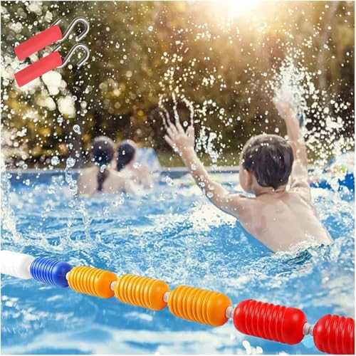 Schwimmleinen-Trennseil for Poolsicherheit Schwimmleinen-Trennseil for Poolsicherheit Bahntrennseil(9cm,6m) von KIJyfgTR