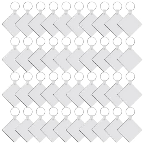 KIKAPA 120 Stück quadratische Sublimationslegierung, Set mit doppelseitigem Transfer für Heimwerker und von KIKAPA