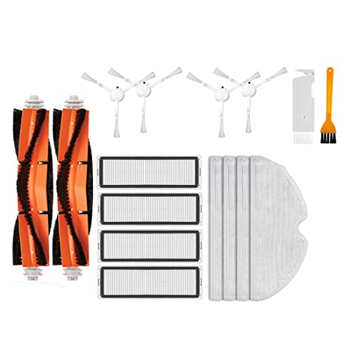 KIKAPA Für Roboter Staubsauger Mop 2C Reiniger XMSTJQR2C Ersatzteile Zubehör Hauptbürste Seitenbürste Mop KIKAPA Für Roboter Staubsauger Mop 2C Reiniger XMSTJQR2C Ersatzteile Zubehör Hauptbürste Seitenbürste Mop von KIKAPA