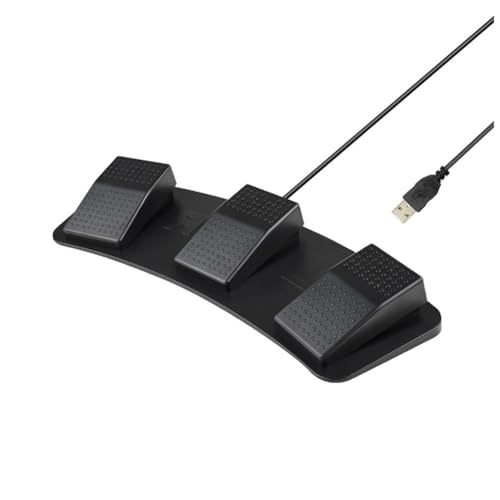 KIKAPA USB Fußschalter Benutzerdefinierter Mechanischer Fußschalter Multifunktional zur Steuerung des Bildaufnahme-Spiels von KIKAPA