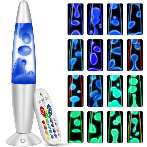 KIKILIVE lavalampe kinder farbwechsel lavalampen Erwachsene 17 farben Nachttischlampen LED Nachtlicht entspannende ideal für Schlafzimmer, Wohnzimmer, Home Decor KIKILIVE lavalampe kinder farbwechsel lavalampen Erwachsene 17 farben Nachttischlampen LED Nachtlicht entspannende ideal für Schlafzimmer, Wohnzimmer, Home Decor von KIKILIVE
