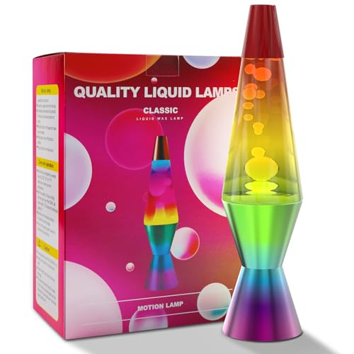 KIKILIVE lavalampe kinder lavalampen Erwachsene Nachttischlampen LED Nachtlicht entspannende ideal für Schlafzimmer, Wohnzimmer, Home Decor von KIKILIVE