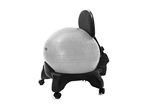 Kikka Plus Active Chair – Ergonomischer Stuhl mit aufblasbarem Ball und verstellbarer Rückenlehne von KIKKA ACTIVE CHAIR