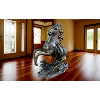 Bronzeskulptur Eines Marly-Pferdes von KIKOOYOUARTDECO