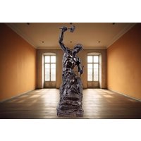 Bronzestatue Des Menschen von KIKOOYOUARTDECO