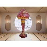 Glaslampe Im Galle-stil/Große Lampe Mit Glasspitze Galle von KIKOOYOUARTDECO