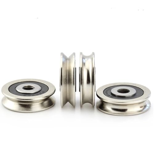 KILKCWFNH 10 STÜCKE Richt Gemischt Rad Über Linie mit Nut Lager V6002 15X32X9 MM Pulley V Nut Typ(V6002-2-0.8) von KILKCWFNH