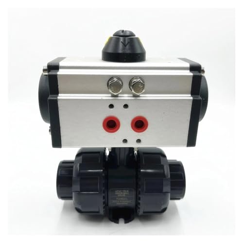 Rohr-ID 50 mm PVC 1-1/2 Zoll DN40 Union Connection Pneumatischer Kugelhahn PTFE-Dichtung einfachwirkender Stellantrieb Rohr-ID 50 mm PVC 1-1/2 Zoll DN40 Union Connection Pneumatischer Kugelhahn PTFE-Dichtung einfachwirkender Stellantrieb von KILKCWFNH