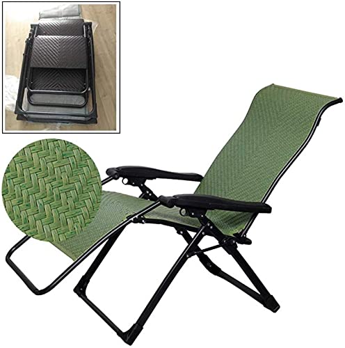 KILLCRIT Verstellbarer, zusammenklappbarer Lounge-Sessel, Zero-Gravity-Liegestühle für Terrasse, Garten, Strand, Deck, 500 Pfund, Camping-Chaiselongue, Grün von KILLCRIT