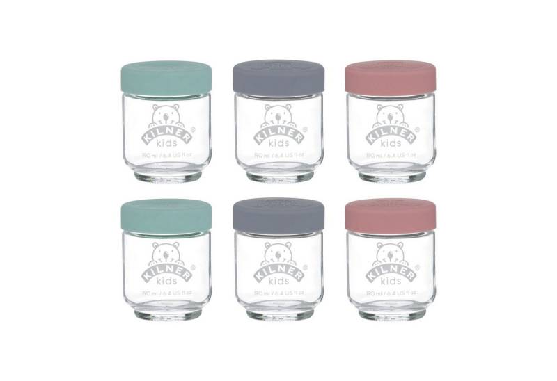 KILNER Aufbewahrungsdose Babygläser 190 ml 6er Set (Set, 6 St) von KILNER