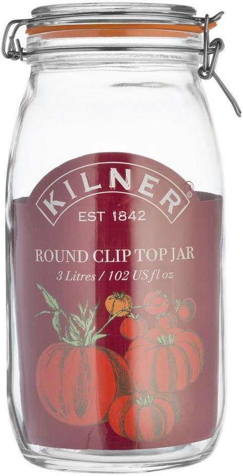 KILNER Einmachglas, Glas, (1-tlg), 3 Liter von KILNER