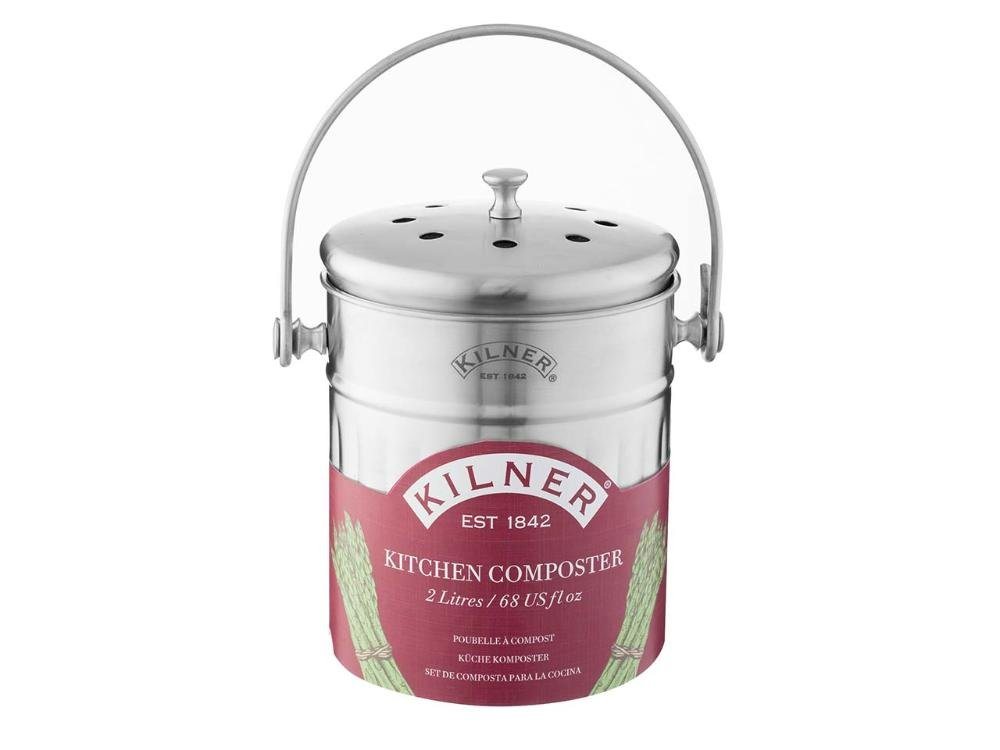 KILNER Mörser KILNER Bioabfall-Eimer aus Edelstahl KILNER Mörser KILNER Bioabfall-Eimer aus Edelstahl von KILNER