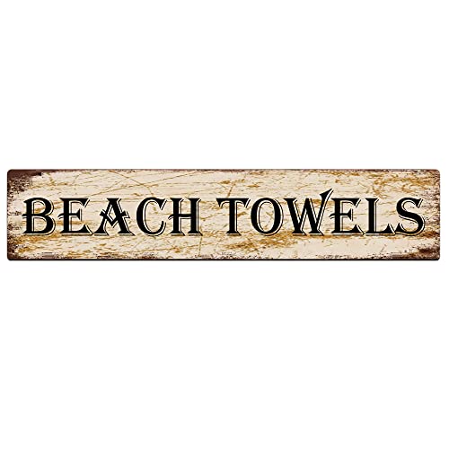 KILSPU Strandtücher Straßenschild Vintage Schild Retro Metallschild Bar Pub Poster Wandkunst Dekor Blechschild 10 x 40 cm KILSPU Strandtücher Straßenschild Vintage Schild Retro Metallschild Bar Pub Poster Wandkunst Dekor Blechschild 10 x 40 cm von KILSPU