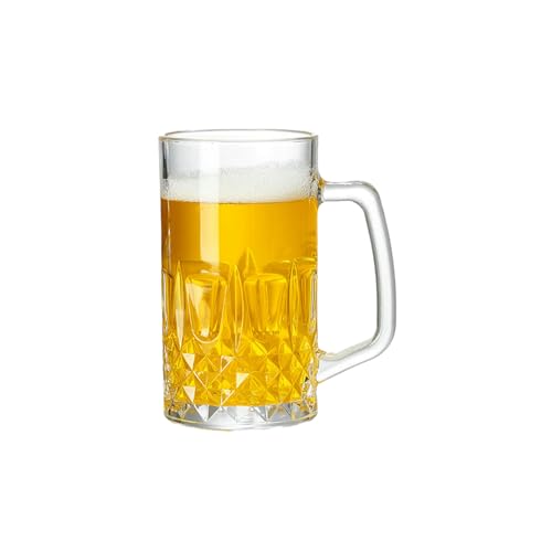 Chinesischer Haushalt, schlichtes gehärtetes Glas, Super-Kapazität, exquisiter Bierkrug Nr. 1, 1000 ml Chinesischer Haushalt, schlichtes gehärtetes Glas, Super-Kapazität, exquisiter Bierkrug Nr. 1, 1000 ml von KILUOMUG