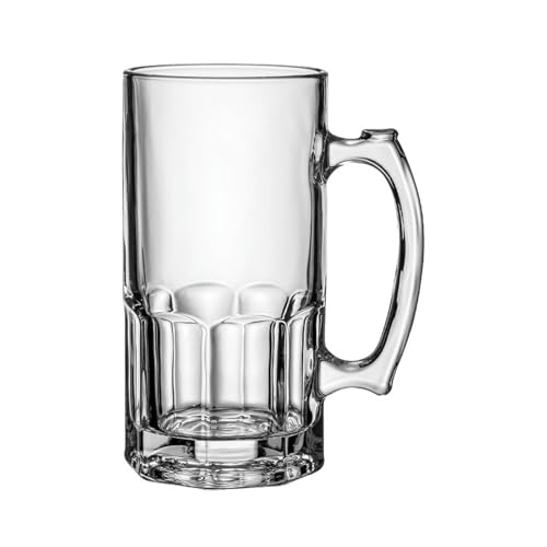 Einfaches, exquisites, langlebiges und großes Fassungsvermögen, verdicktes praktisches Glas mit Griff, Nr. 24, 1000 ml Einfaches, exquisites, langlebiges und großes Fassungsvermögen, verdicktes praktisches Glas mit Griff, Nr. 24, 1000 ml von KILUOMUG