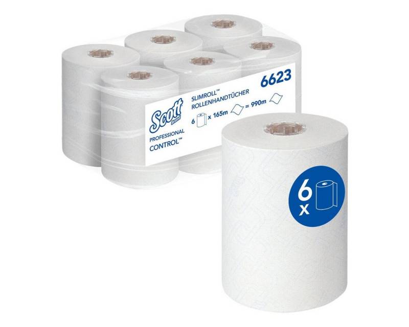 KIMBERLY-CLARK Papierhandtuch Control Slimroll (6-St), Endlosrolle à 150 m von KIMBERLY-CLARK