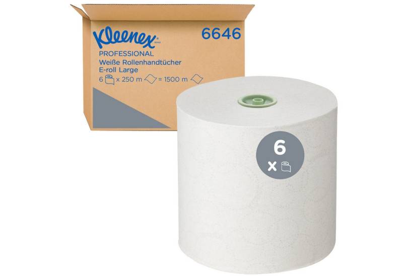 KIMBERLY-CLARK Papierhandtuch Handtuchrolle 250m weiß PA= 6 Stk von KIMBERLY-CLARK