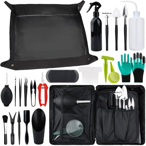 KIMIGO Gartenwerkzeug Set,Gartengeräte Set,Garten Hand Werkzeuge,Mini Gartenwerkzeug,Mini Pflanzen Werkzeug Set,Bonsai Werkzeug Set,Sukkulenten-Werkzeuge,für Umtopf Sukkulenten Innenberei Garten KIMIGO Gartenwerkzeug Set,Gartengeräte Set,Garten Hand Werkzeuge,Mini Gartenwerkzeug,Mini Pflanzen Werkzeug Set,Bonsai Werkzeug Set,Sukkulenten-Werkzeuge,für Umtopf Sukkulenten Innenberei Garten von KIMIGO
