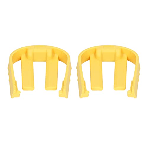 2 Stück Schnellverbinder Schnalle Autowaschanlage C Clip Ersatz für K2 K3 K7 | Robustes Autowaschmaschinenzubehör aus Kunststoff (YELLOW) von KIMISS