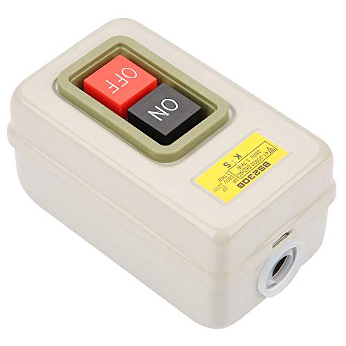 25 A 3-Phasen-Schalter 3-Phasen-Schalter Kunststoff, Eisen, Selbstsichernd, 3 P, Ein-Aus-Druckschalter, Wechselstrom, 380 V, 3,7 KW, Bs230B von KIMISS