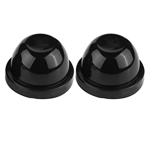 75mm 2,95 Zoll Gummidichtung Staubdicht Abdeckungen für LED Scheinwerfer Umbausatz Wasserdichte Kappe 2Pcs LED Scheinwerfer Staubdicht PVC Gummigehäuse-Dichtungsabdeckkappen für Nachrüstschutz von KIMISS