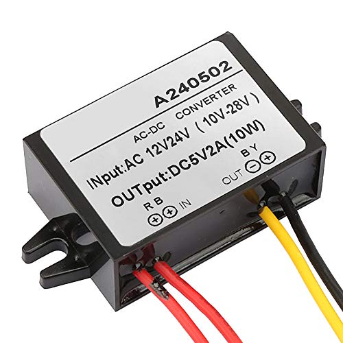 AC 12V 24V, 12V auf 5V Modul AC 24V DC 0 DC 5V Converter Netzteil (2A) von KIMISS