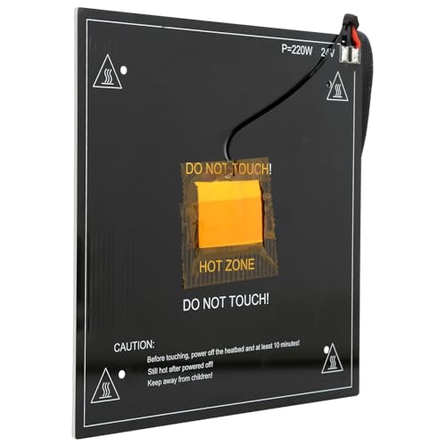 Drucker-Heizbett, für Ender-3 Beheizte 24 V 220 W Hot Base Plate Pad Industriezubehör Aluminium Ender 3 PRo 3X-Drucker von KIMISS