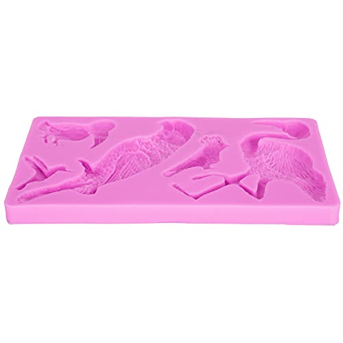 Fondant-Silikonform, Flamingo-Papagei-Langschnabel-Vogelform, Kuchendekoration, Schokoladenform Zum Backen und Heimwerken Fondant-Silikonform, Flamingo-Papagei-Langschnabel-Vogelform, Kuchendekoration, Schokoladenform Zum Backen und Heimwerken von KIMISS