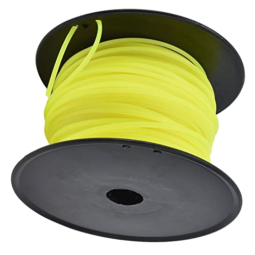 KIMISS Hocheffizienz Quad E String Trimmer Line für Gelb - Stabile Leistungslinie (70 Meter) von KIMISS