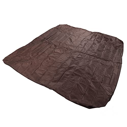 Hochleistungs - -Abdeckung Im Freien Badewannenabdeckung 190 Silberbeschichtete Polyester TAFT Spa Bad Regenfisch Abdeckung 210x210 X 30 cm (Kaffeefarbe) von KIMISS