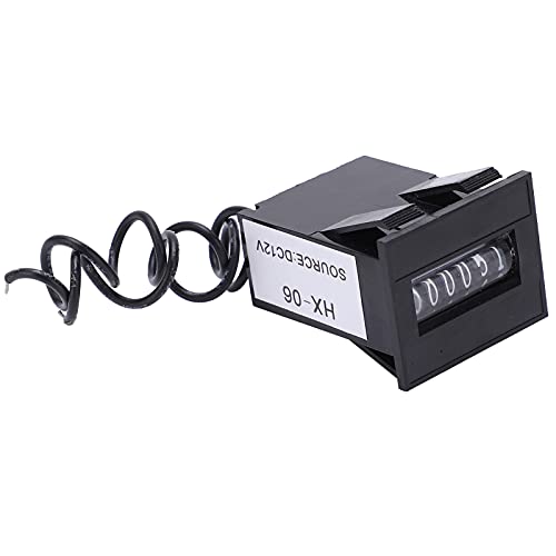 Impulszähler Elektronischer Impulszähler Elektromagnetischer Abs-Zähler 6-stelliger Elektronischer Industrieller Totalisator ohne Eindeutige Funktion Ly‑06 (12V) von KIMISS