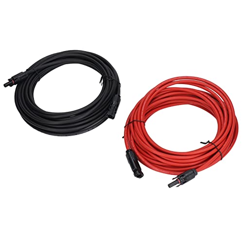 KIMISS 10 -Fuß -Solarpanel Verlängerungskabel 10AWG 6 ² mit Wasserdichten Anschlüssen für Männliche und Weibliche Nennspannung 1000 V DC Ideale PV Systeme, Wohnmobile und Anstiegsanlagen Außerhalb KIMISS 10 -Fuß -Solarpanel Verlängerungskabel 10AWG 6 ² mit Wasserdichten Anschlüssen für Männliche und Weibliche Nennspannung 1000 V DC Ideale PV Systeme, Wohnmobile und Anstiegsanlagen Außerhalb von KIMISS