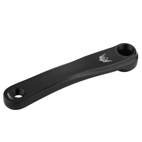 KIMISS 170 -mm -Fahrradkurbel Arm Links Seite Ersatz Aluminiumlegierung Leichtes Hochfestigkeit, das mit Mehreren Fahrradmodellen Kompatibel Ist, Schwarzes Rhombisches Loch (Black #02) von KIMISS