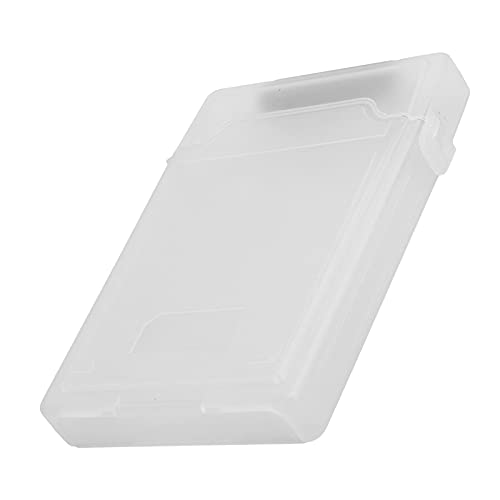 KIMISS 2,5-Zoll-Festplatte, Material HDD SSD Staubdicht und Aufbewahrungsbox ABS Antistatische Schutzhülle (Weiß) (Weiss) von KIMISS