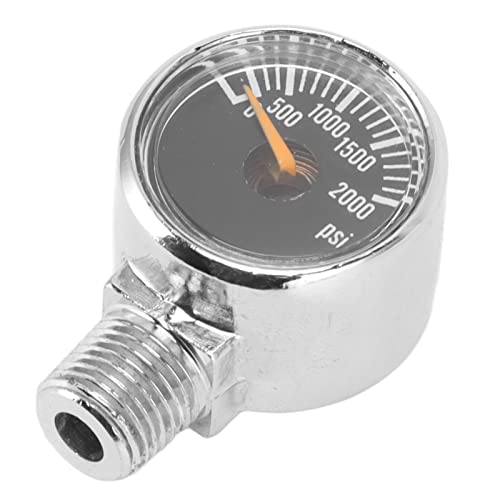 KIMISS 2000psi CO2 -Druckmesser 1/8NPT -Halterung für eine Genaue CO2 Zylinderfüllung Fass Druckmesser & Zubehör Löschen der Dial Anzeige von KIMISS