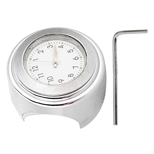 KIMISS 22-25mm Universal Motorrad Lenkeruhr Metallmontage Handgriff Bar Zifferblatt Uhr(Splitter) von KIMISS
