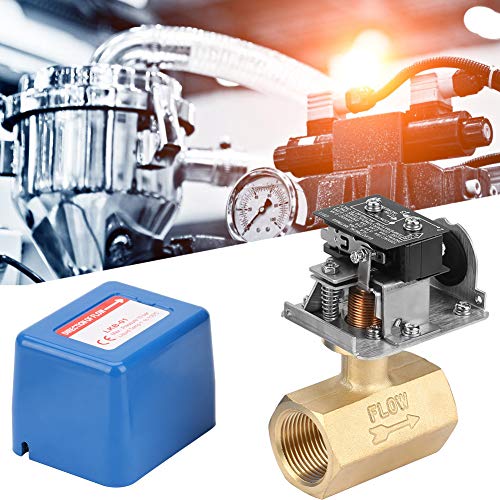 KIMISS 250 V 15A RC1 Wasserflussschalter - SPDT -Kontakte für Brandschutz und Klimaanlage, Ideal für Wasserbehandlungs und Kühlsysteme von KIMISS