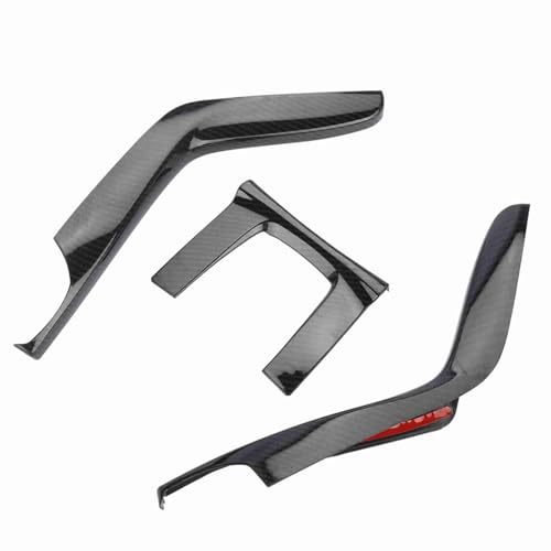 KIMISS 3 Stücke Auto Gear Shift Panel Trim, Innenraum Console Gear Panel Frame Cover Trim Aufkleber Schaltknauf Panel Frame Für Civic 16-17 von KIMISS