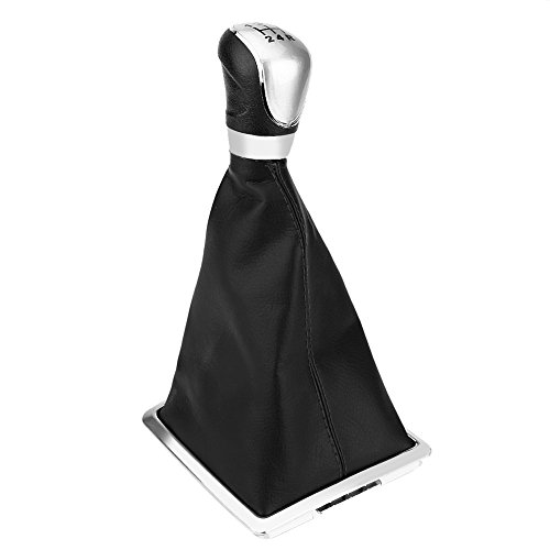 5 Gang Schaltknauf,KIMISS Schaltknauf-Gamaschen-Set PU-Leder + Kunststoff Schalthebel Schaltkopf für Focus 2 MK2 2005–2011,für C- 2007 2009 2010 5 Gang Schaltknauf,KIMISS Schaltknauf-Gamaschen-Set PU-Leder + Kunststoff Schalthebel Schaltkopf für Focus 2 MK2 2005–2011,für C- 2007 2009 2010 von KIMISS